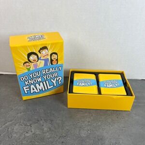 Do You Really Know Your Family Trivia Party Game ASM Games 200 Cards Ages 8+ EUC